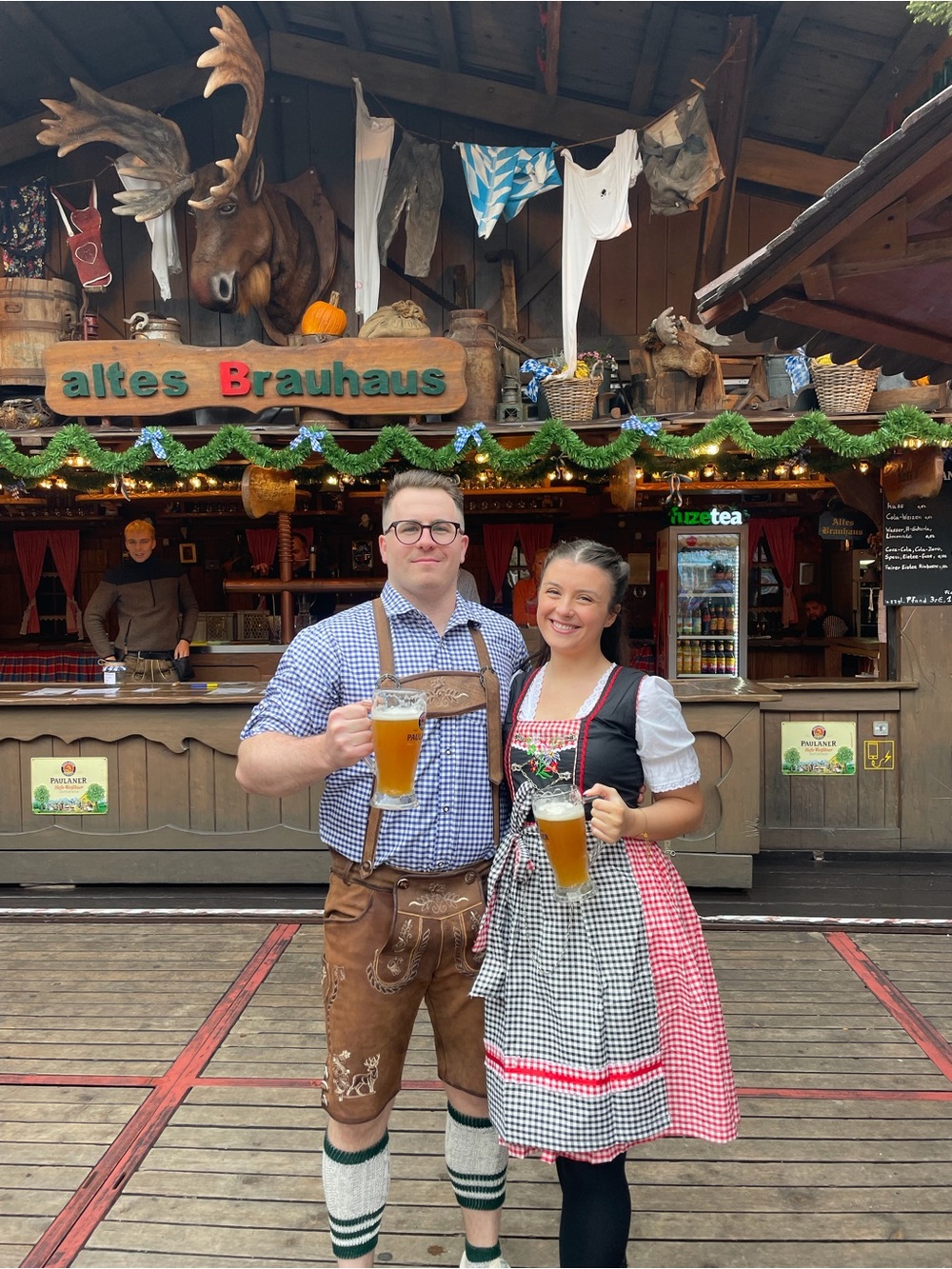 Red Gingham Dirndl - Picture 4 of 4